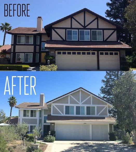Calipro Painting before and after: Exterior & trim repaint